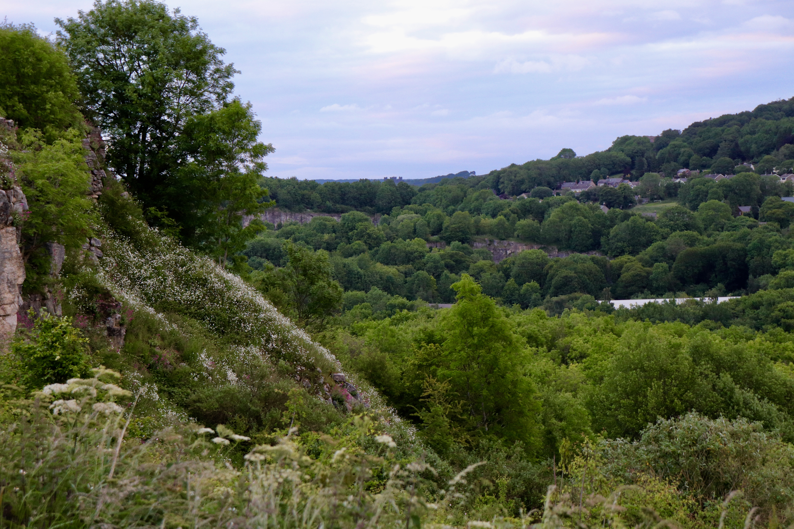An image depicting the trail Ecclesbourne Way and its surrounding area.