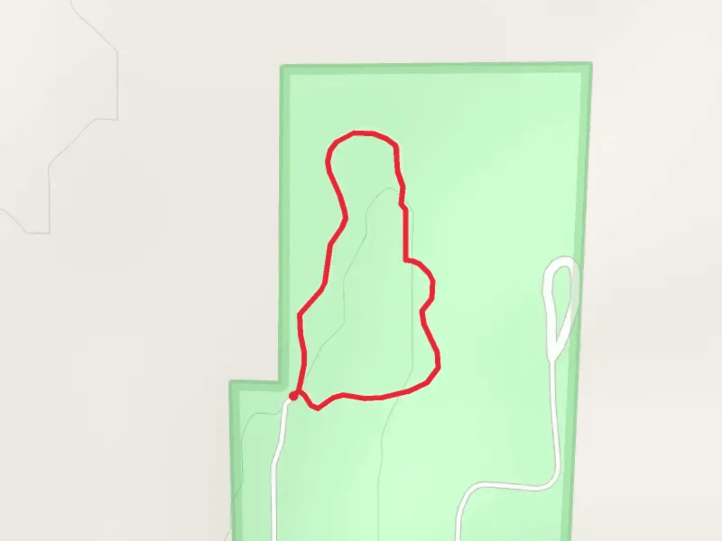 An image depicting the trail Horsethief Road Loop and its surrounding area.