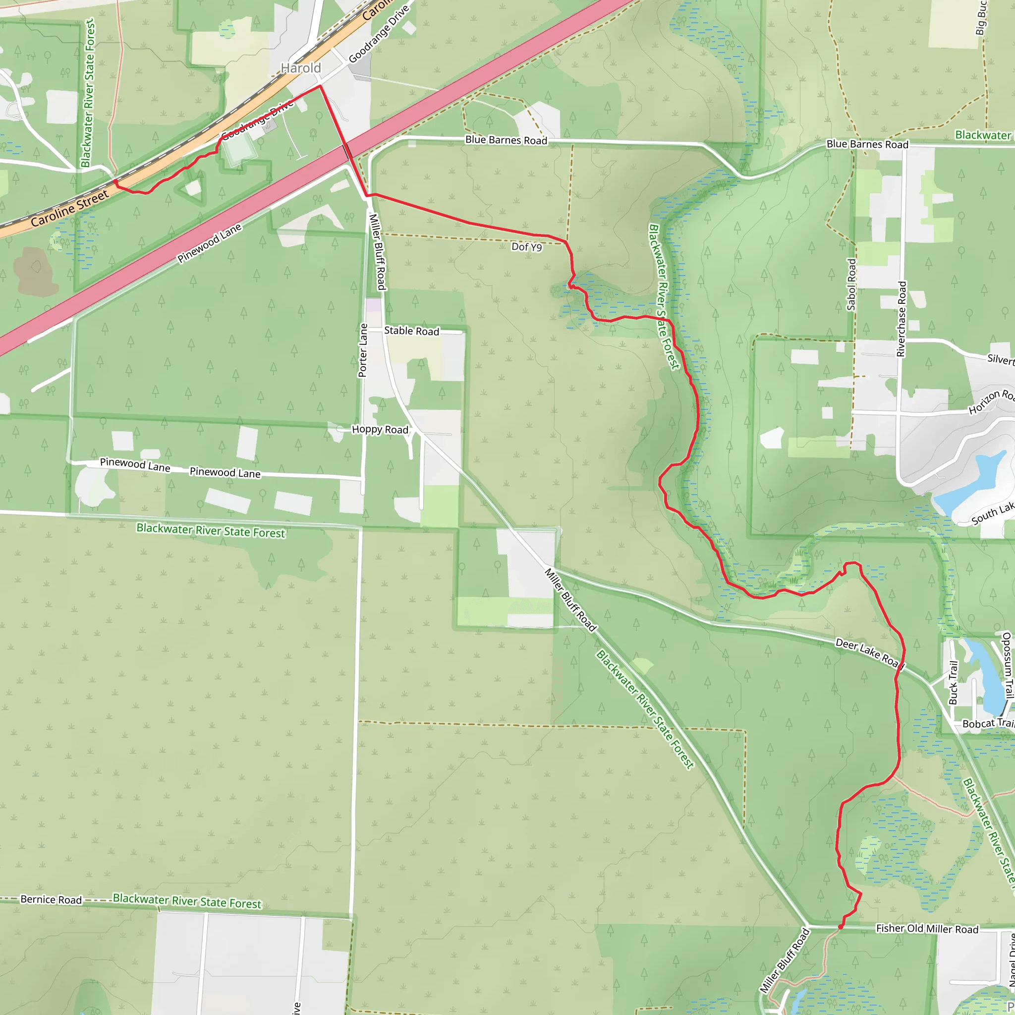 Brunt Grocery Creek mobile static map