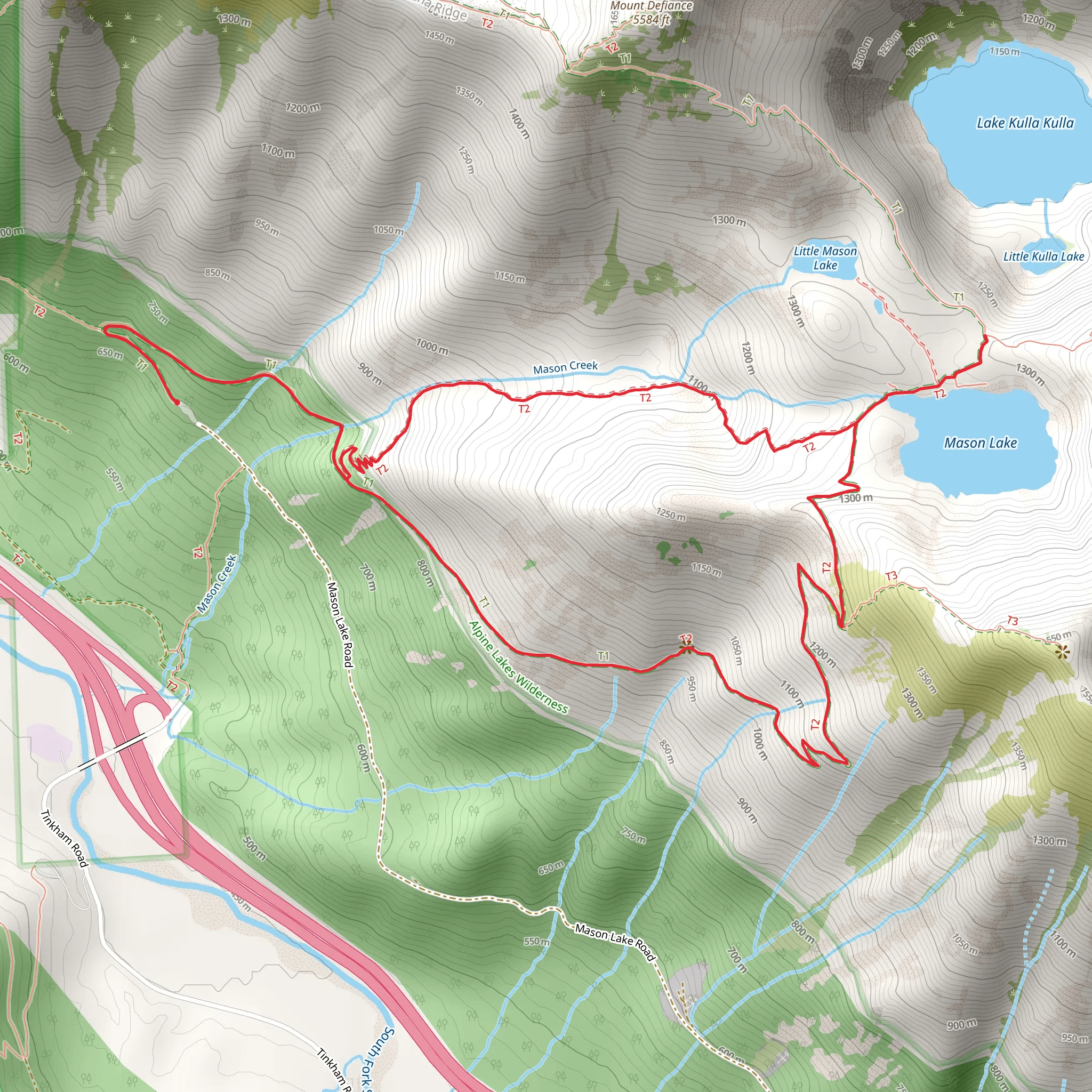 Ira Spring Trail mobile static map