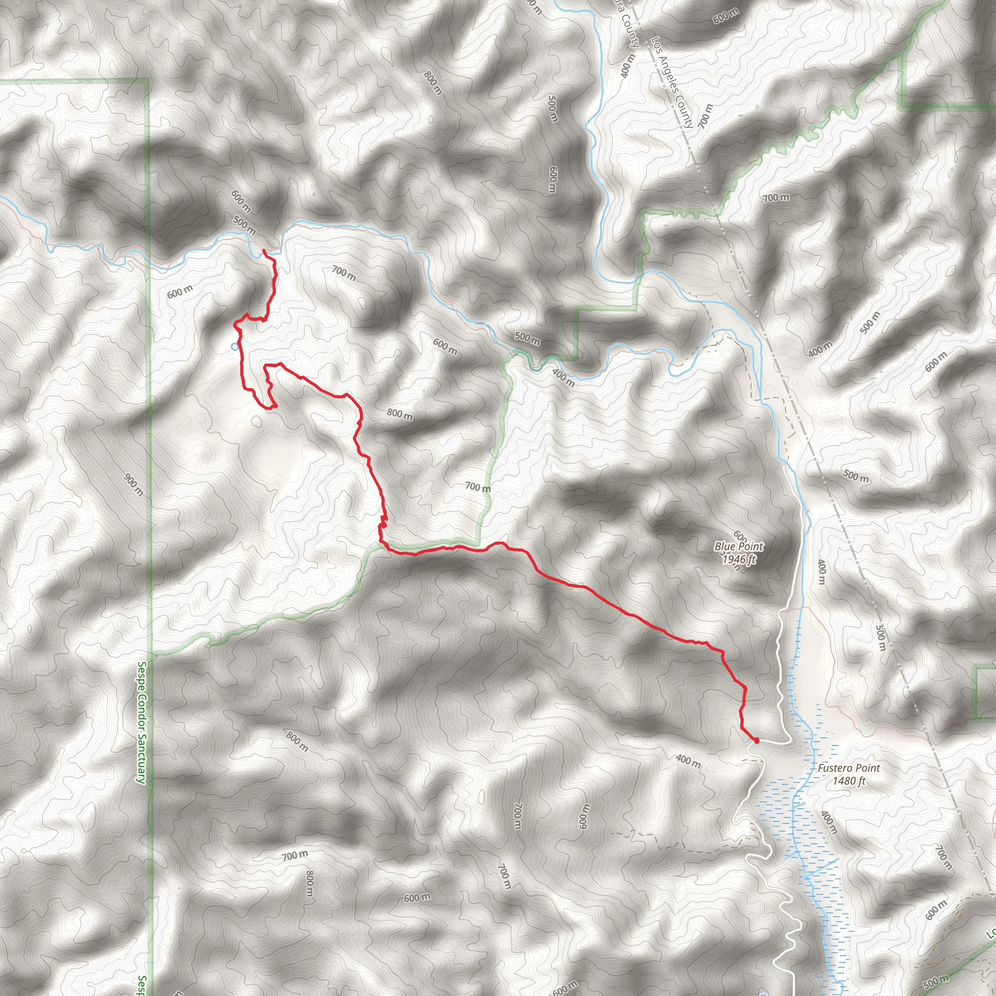 Pothole Trail mobile static map
