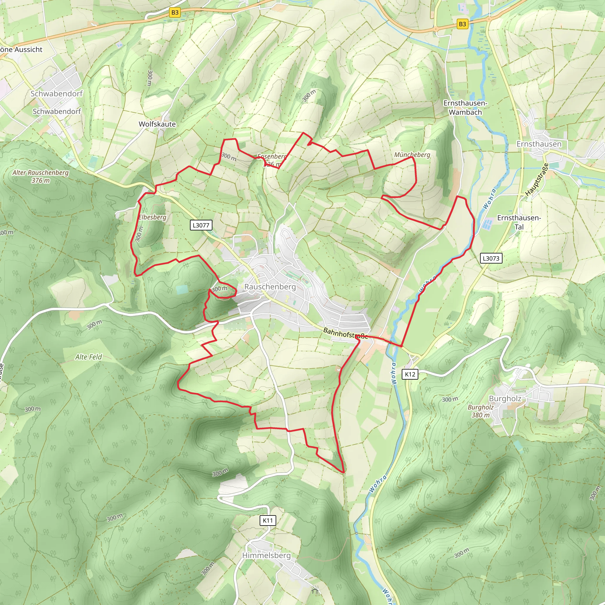 Rauschenberg Loop mobile static map