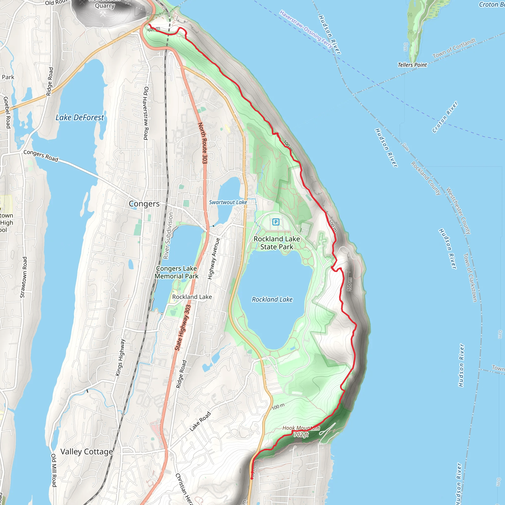 Haverstraw Beach State Park mobile static map