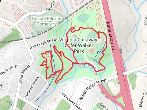 Widespread and Green Loop in Walker Park Loop