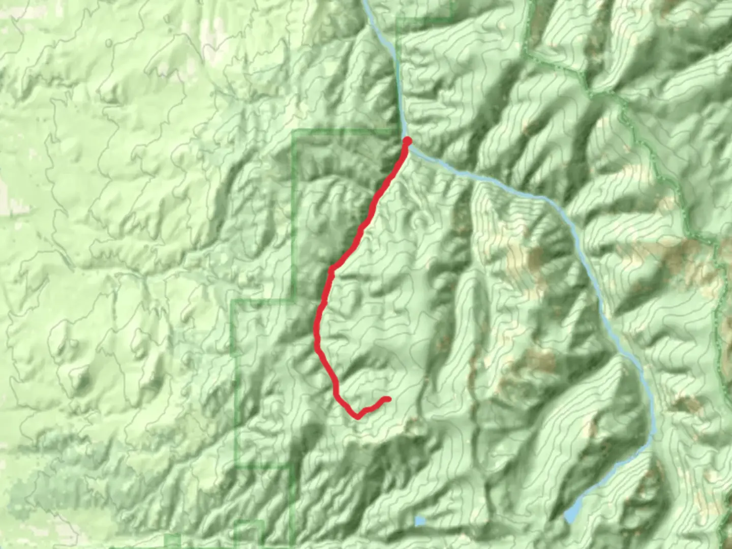 An image depicting the trail Gold Creek Trail and its surrounding area.