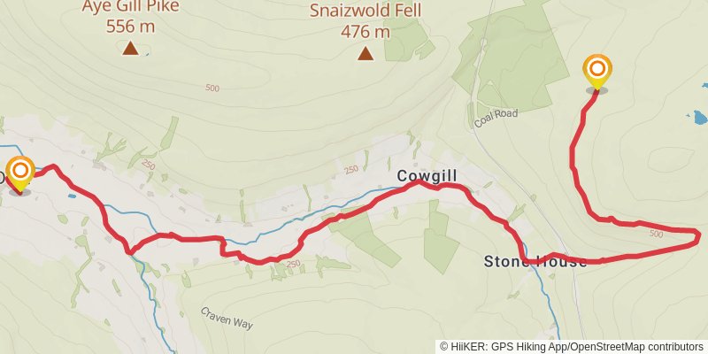Tributaries Walk stage 3 Map