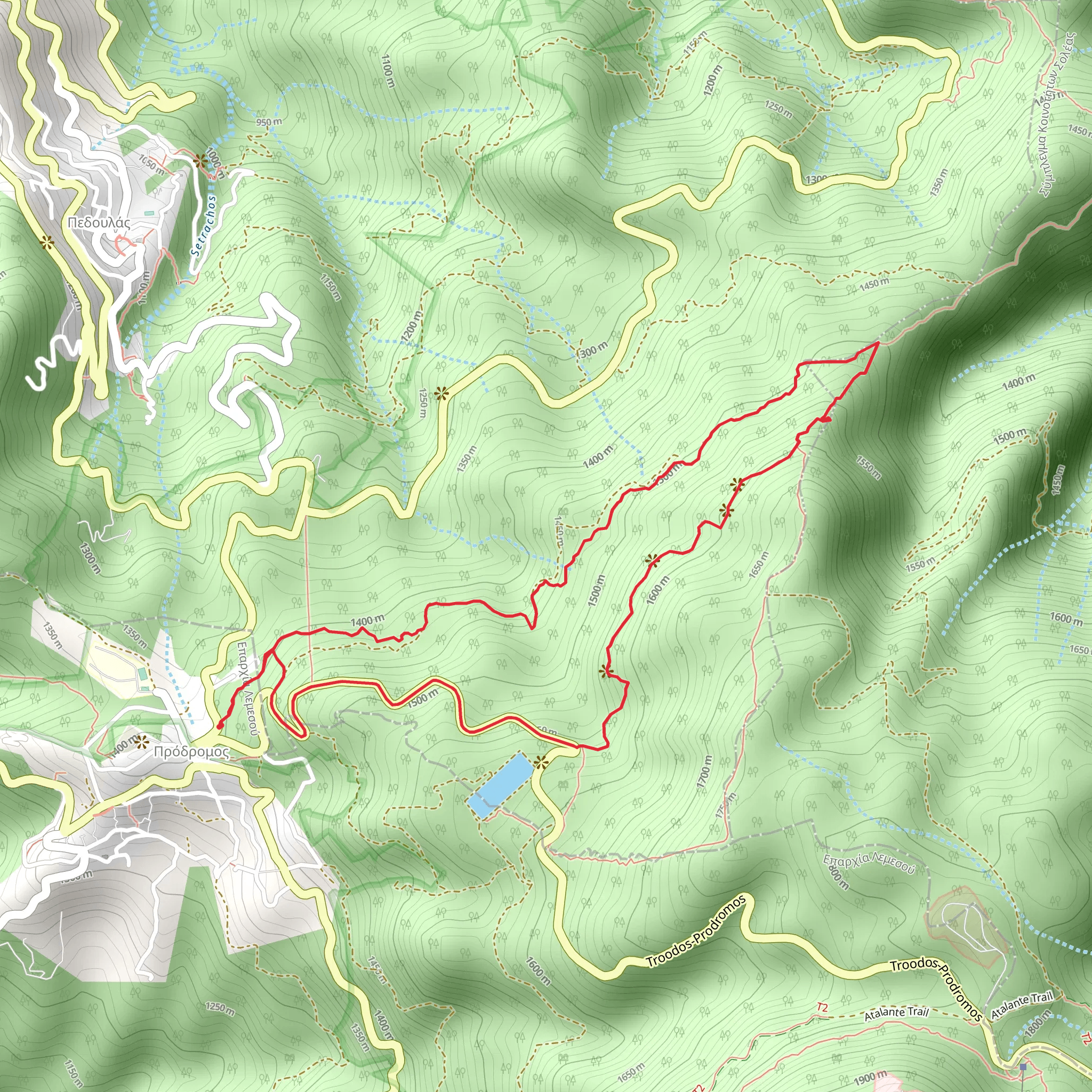 Prodromos Loop mobile static map