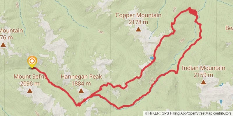 north cascades national park trail map