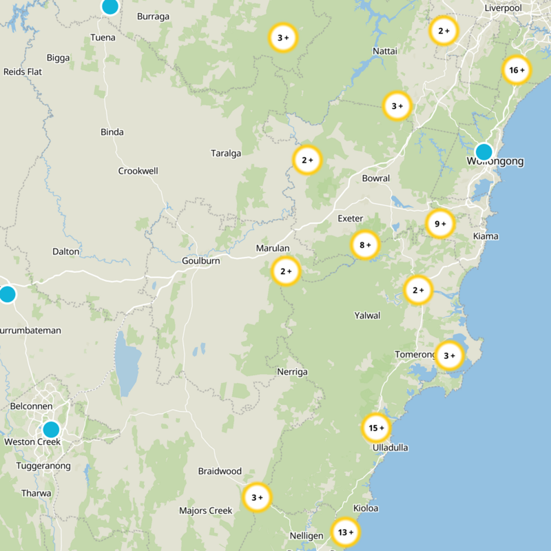 Goulburn Mulwaree Static Map