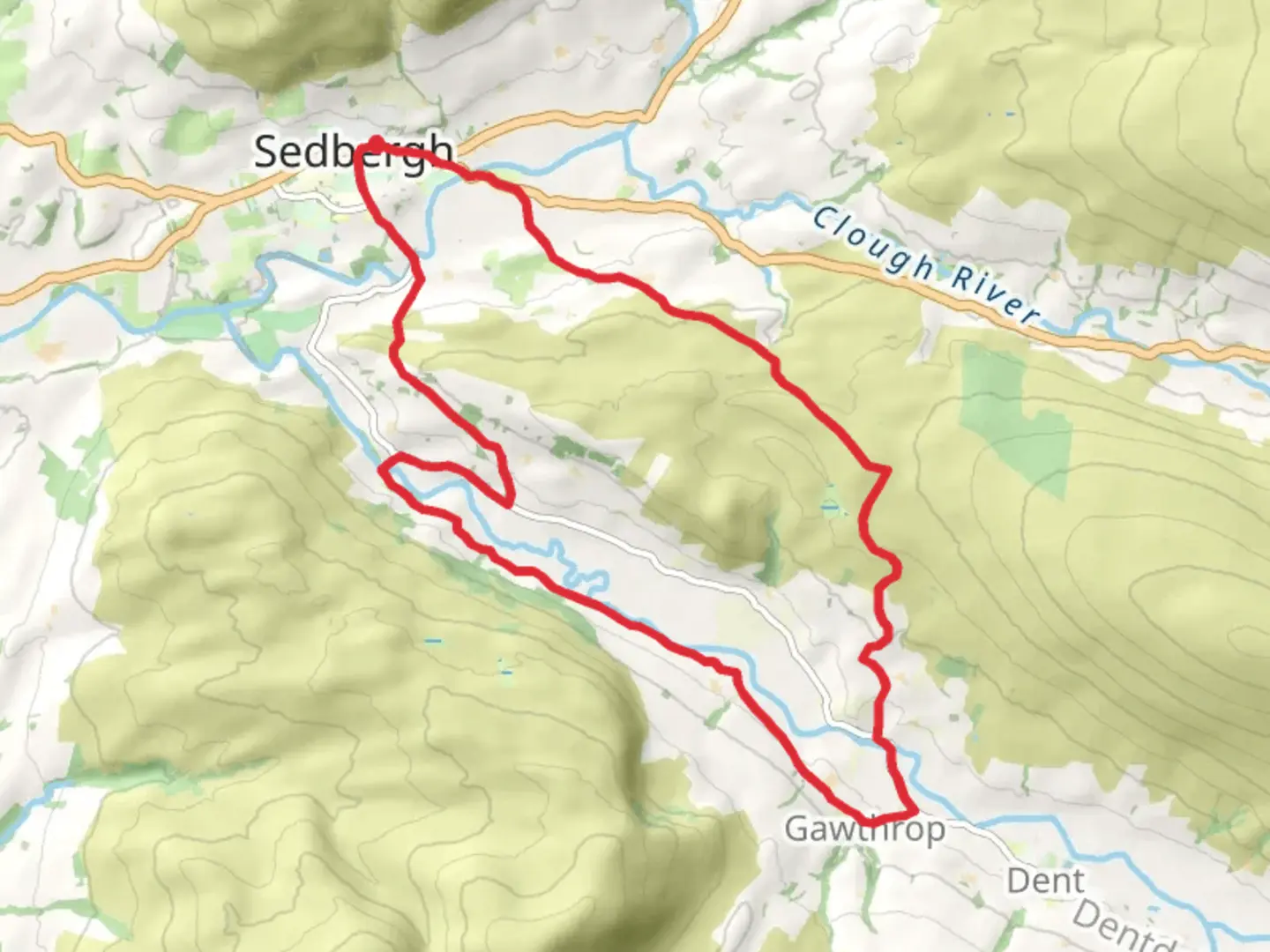 An image depicting the trail Barth Bridge and Brackengill Loop and its surrounding area.