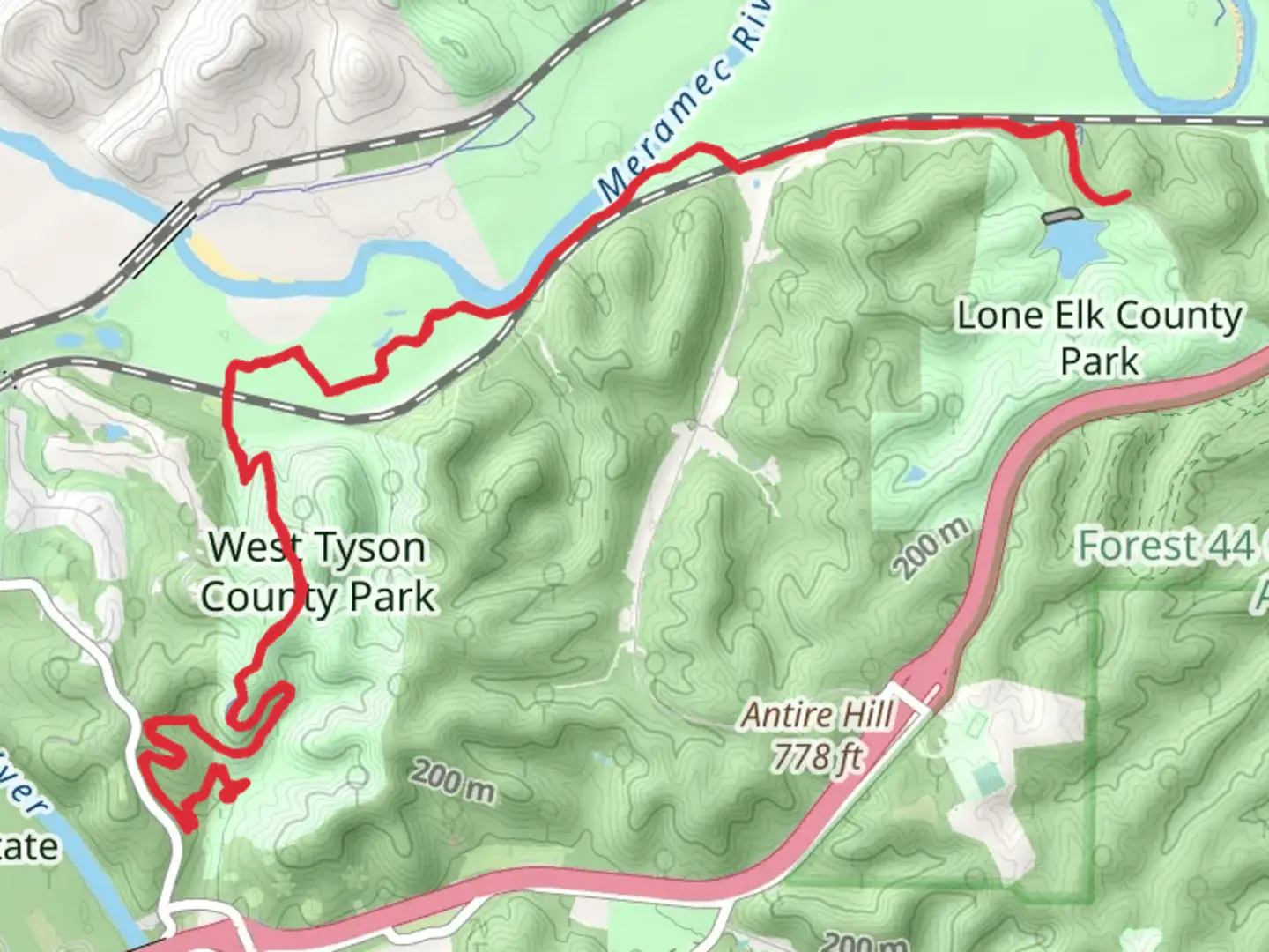 An image depicting the trail Chubb Trail and its surrounding area.