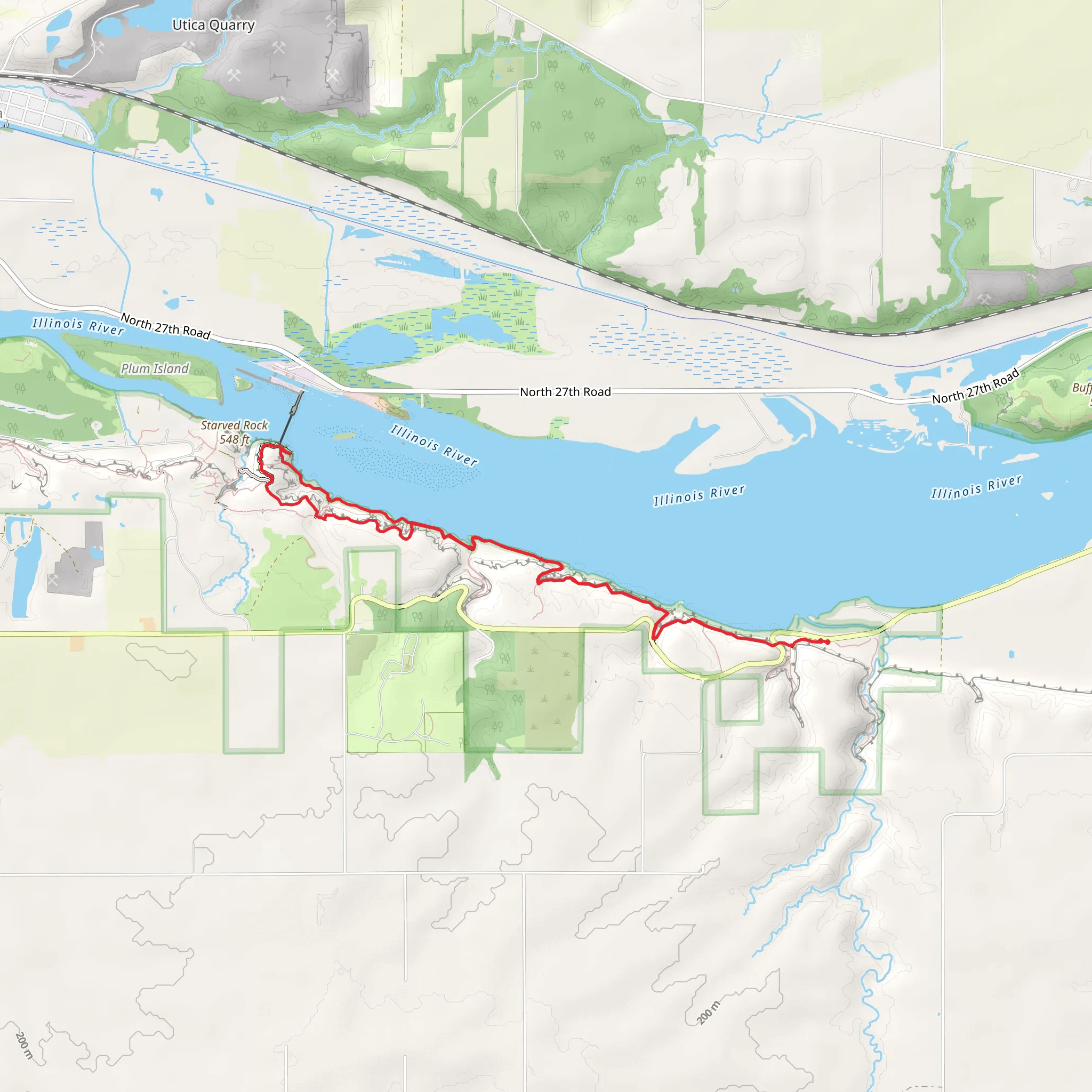 Walk along Wildcat and French Canyon mobile static map