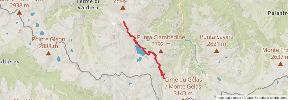 Sentiero Italia - Alps Section stage 174 Map
