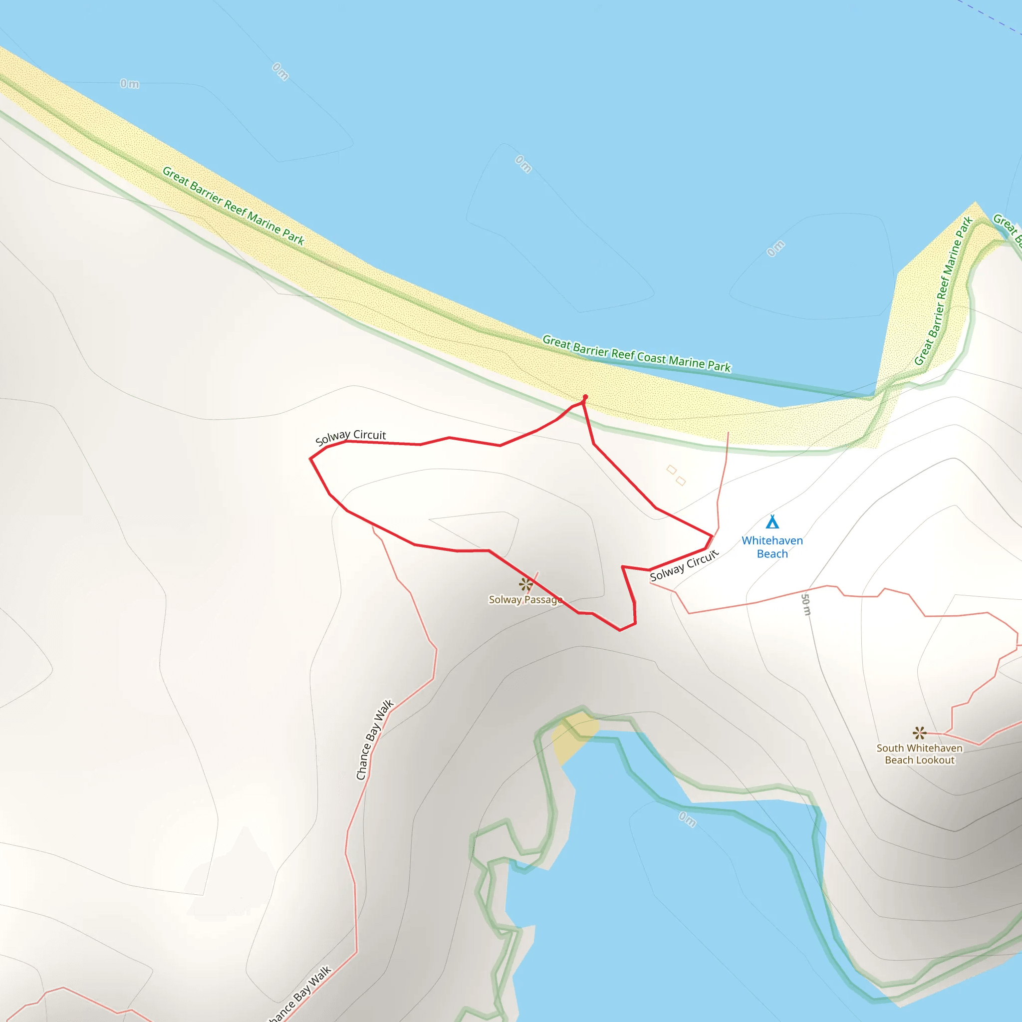 Solway Circuit Track mobile static map
