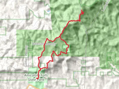 Springer Mountain via Appalachian Approach Trail and Len Foote Trail