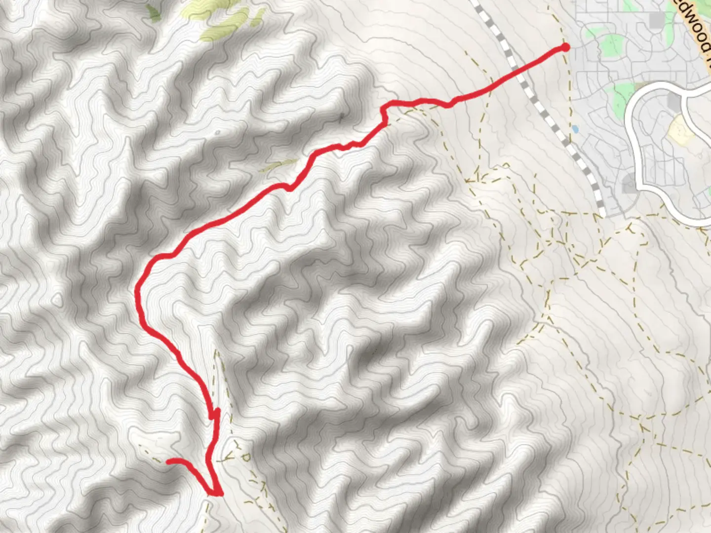 An image depicting the trail Israel Canyon Walk and its surrounding area.