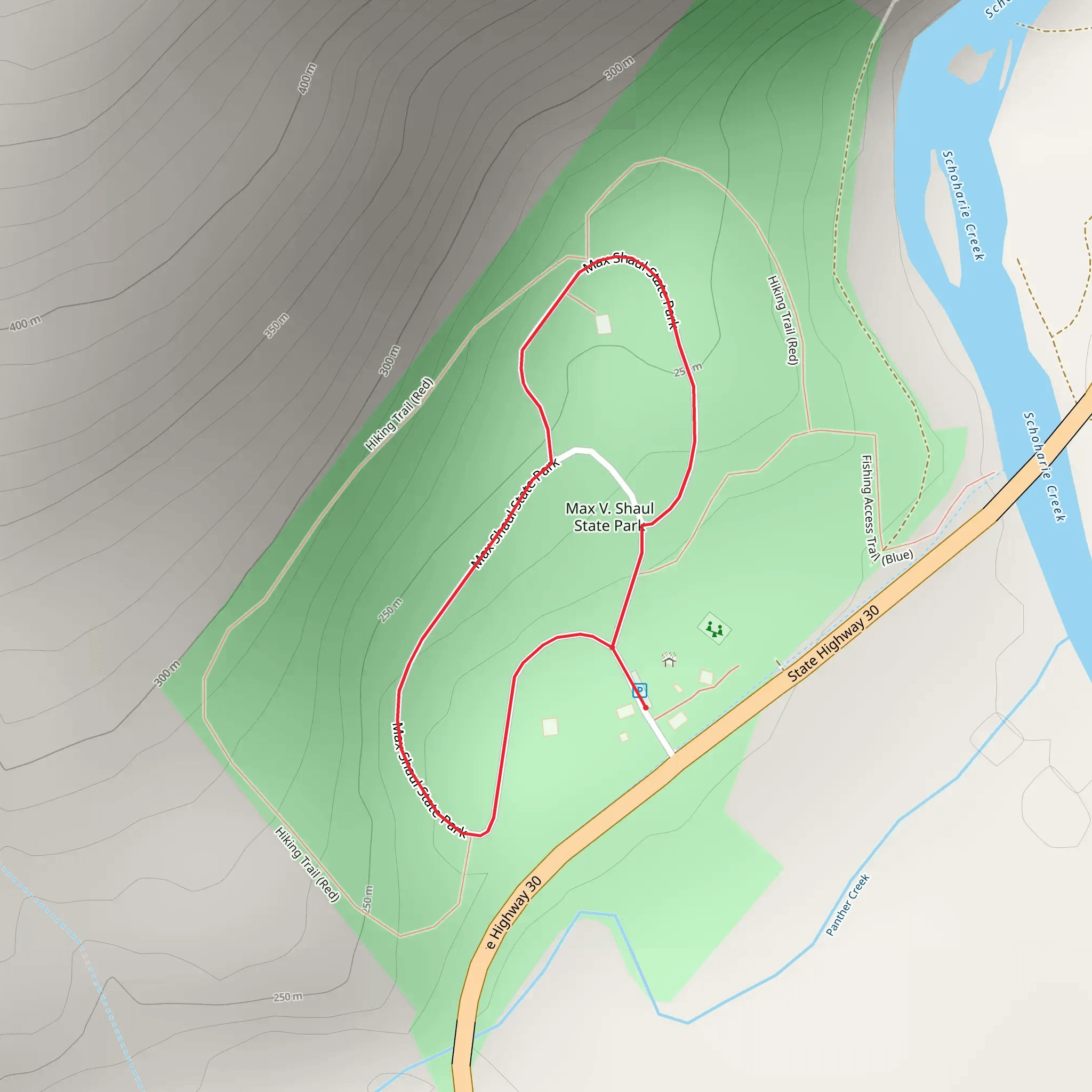 Max Shaul State Park Loop mobile static map
