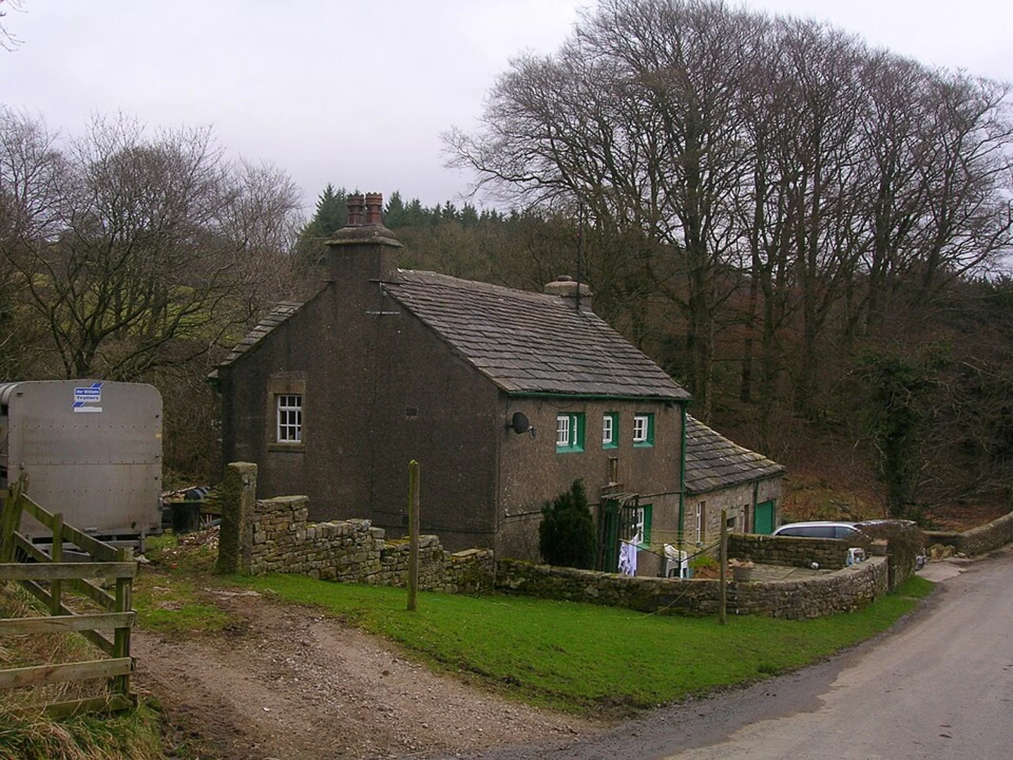 An image depicting the trail Cabus to Caton Walk via Grit Fell and its surrounding area.