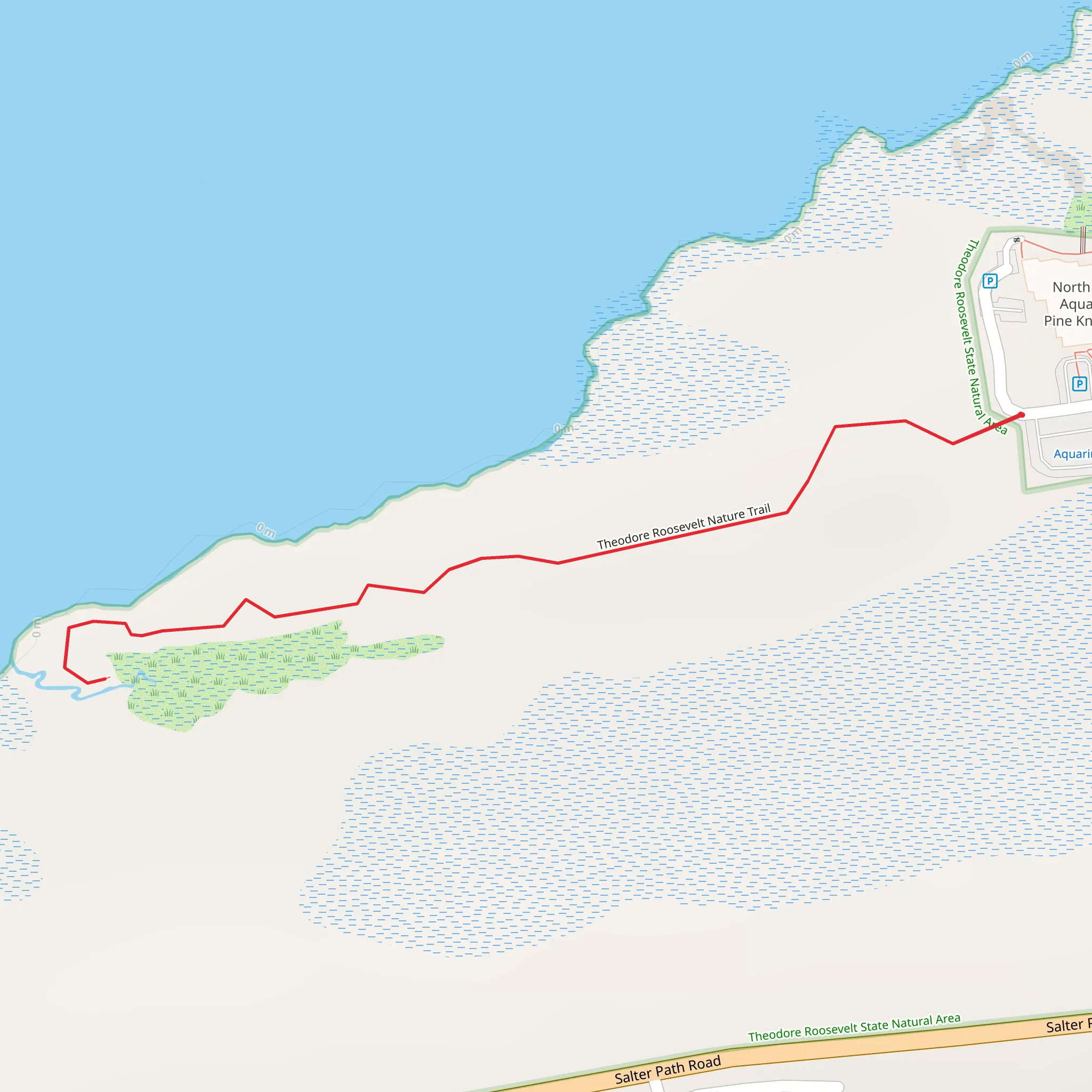 Theodore Roosevelt Nature Trail mobile static map