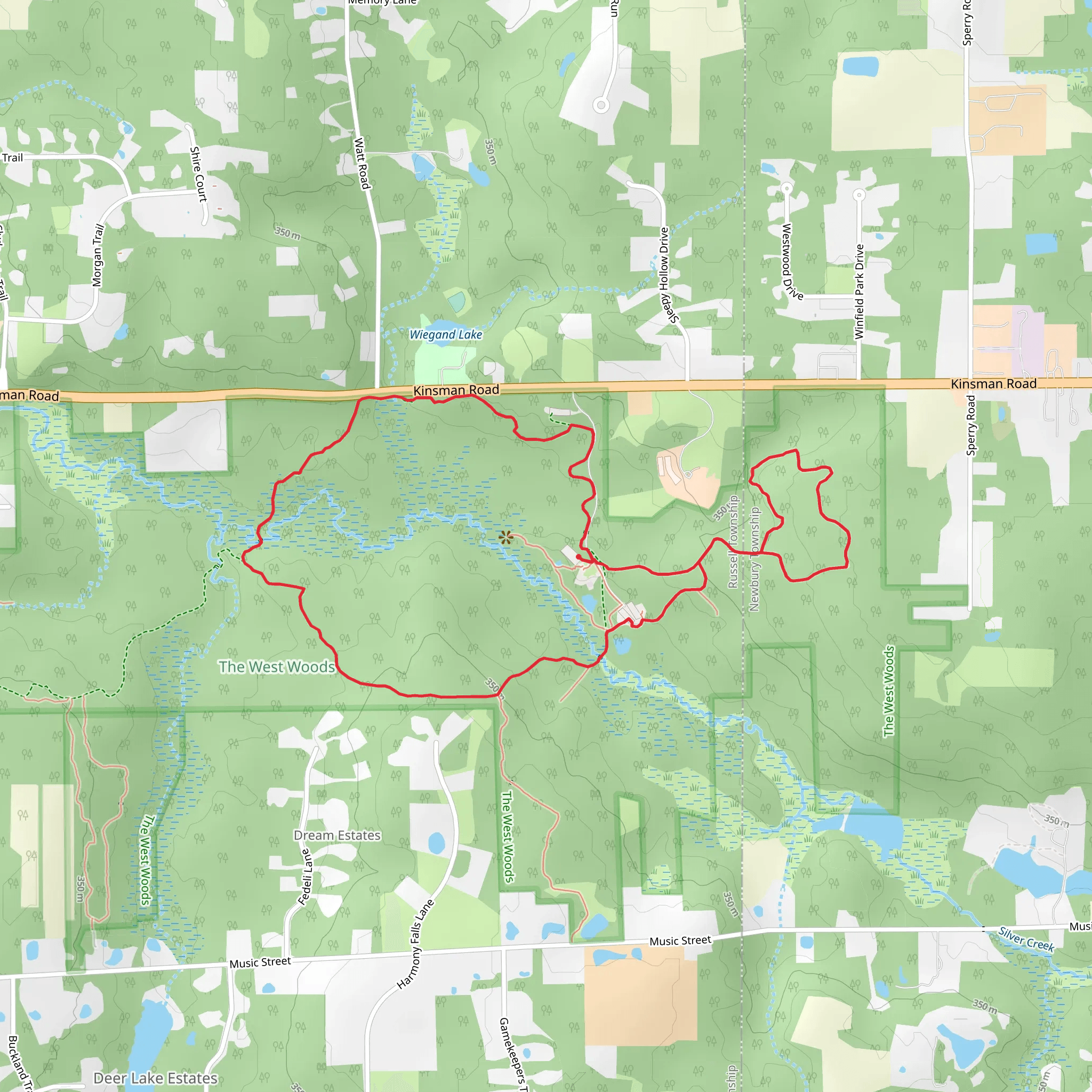 Pioneer Bridle Loop Trail mobile static map