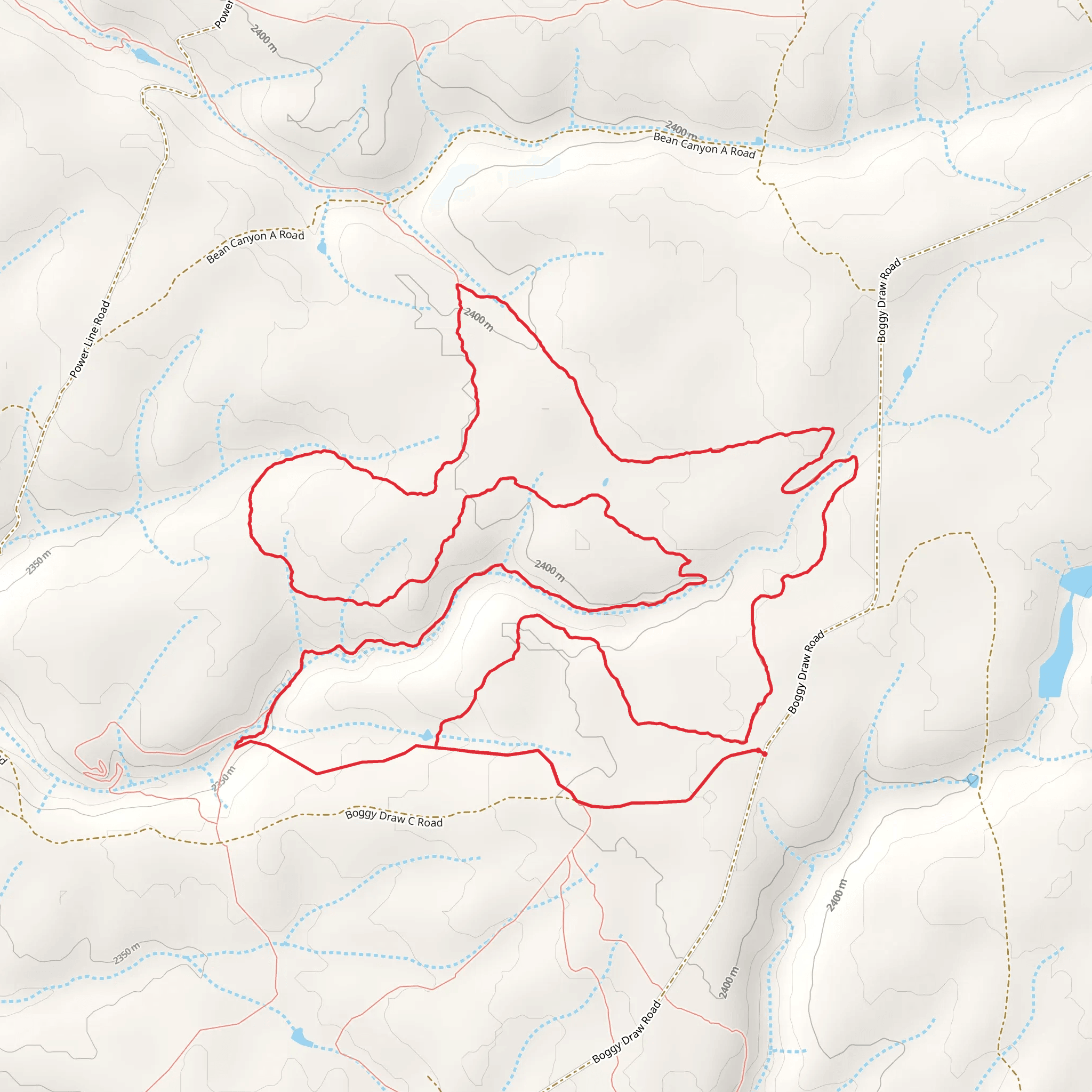 Shush Bekeeh Trail mobile static map