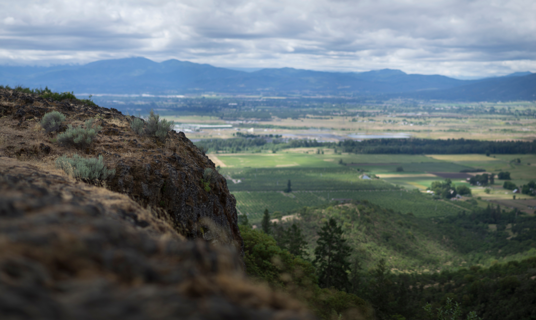 An image depicting the trail Upper Table Rock Trail and its surrounding area.