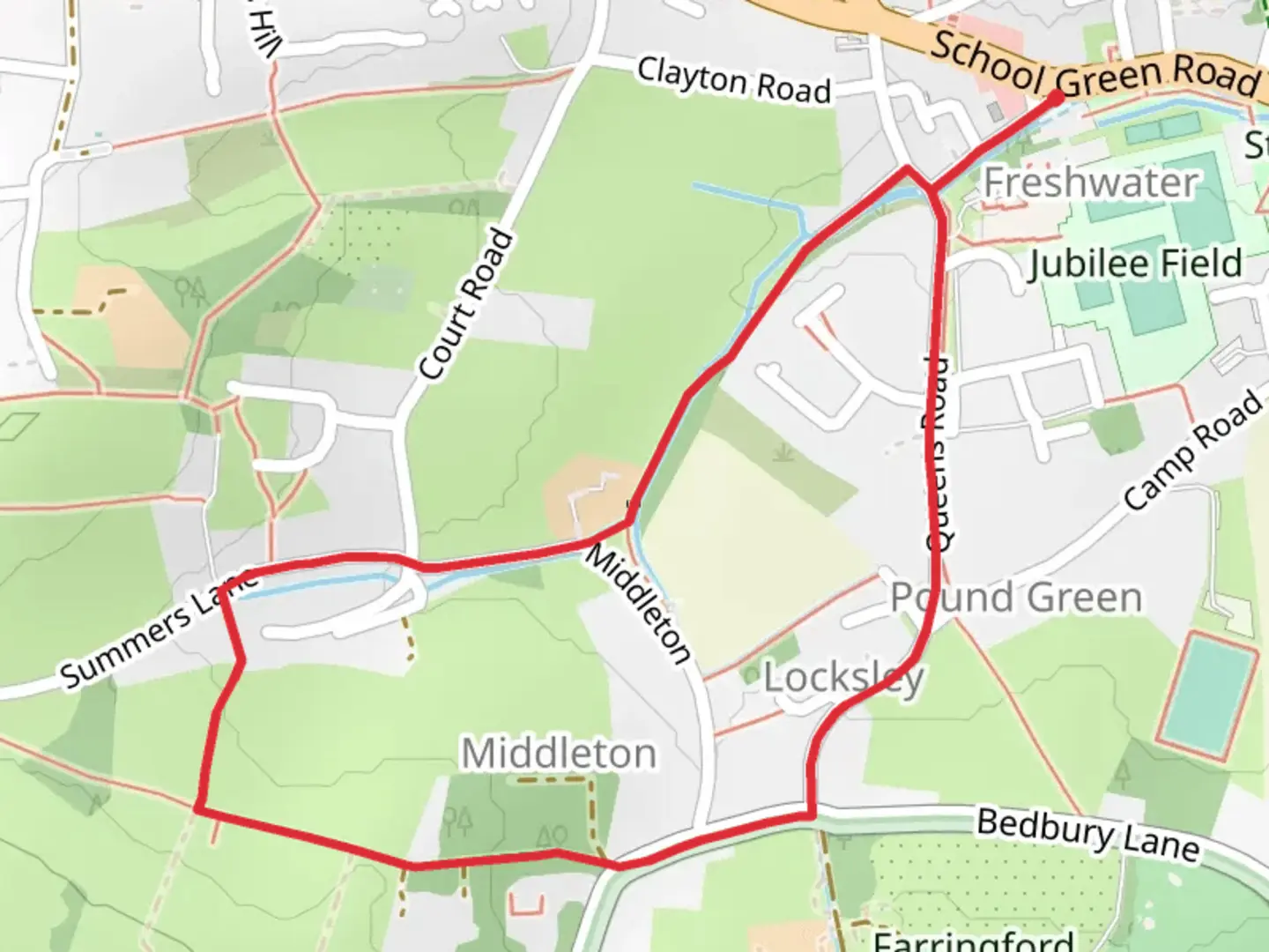 An image depicting the trail Middleton Loop - Freshwater and its surrounding area.