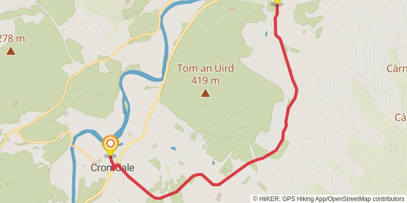 Speyside Way alt 1 Map