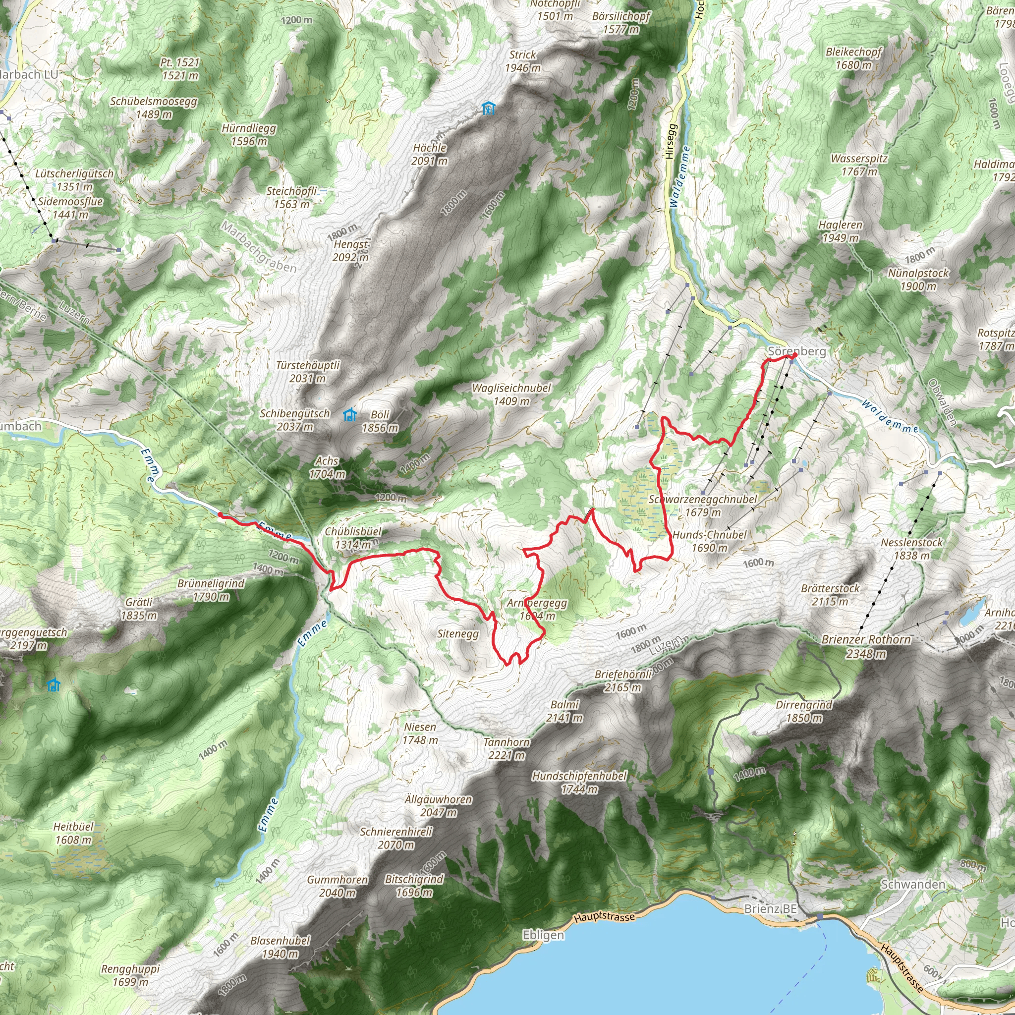 Moorlandschaftspfad mobile static map