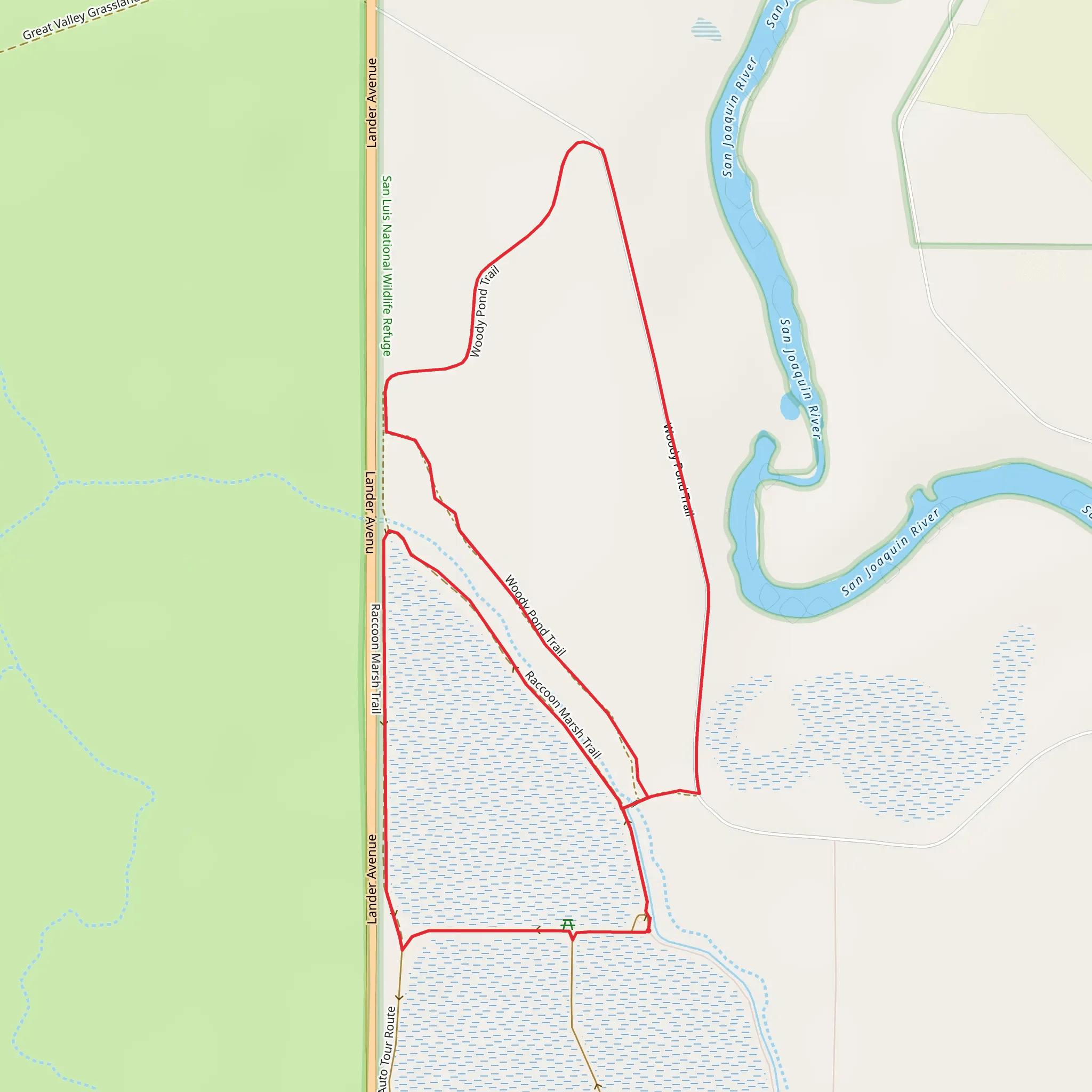 Pedestrian Loop mobile static map