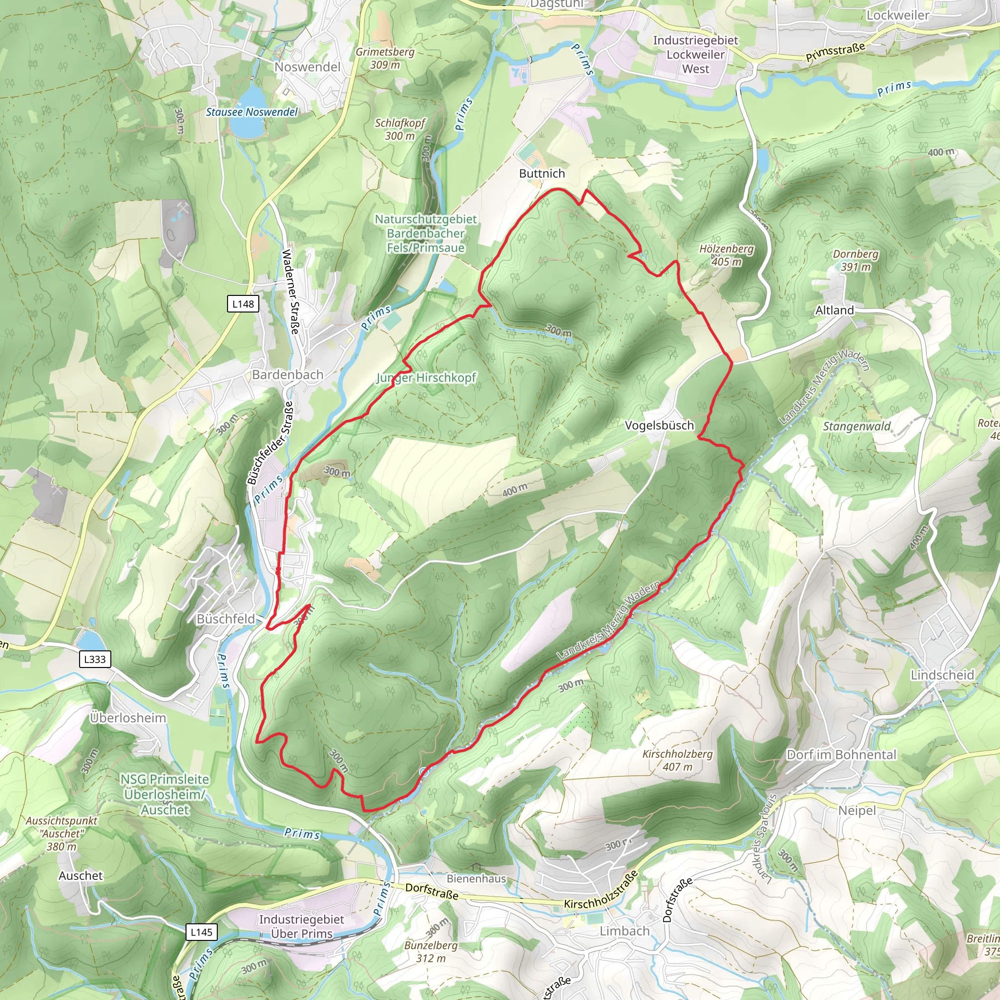 Sollbach via Weg des Wassers mobile static map