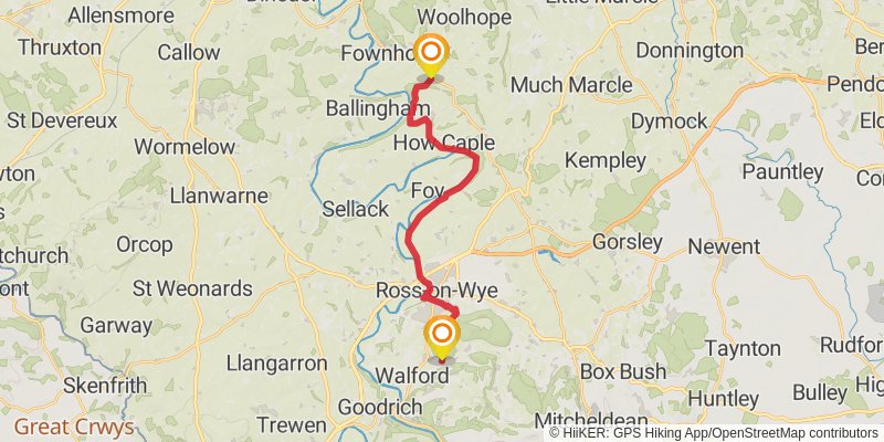 Wye Valley Walk stage 4 Map