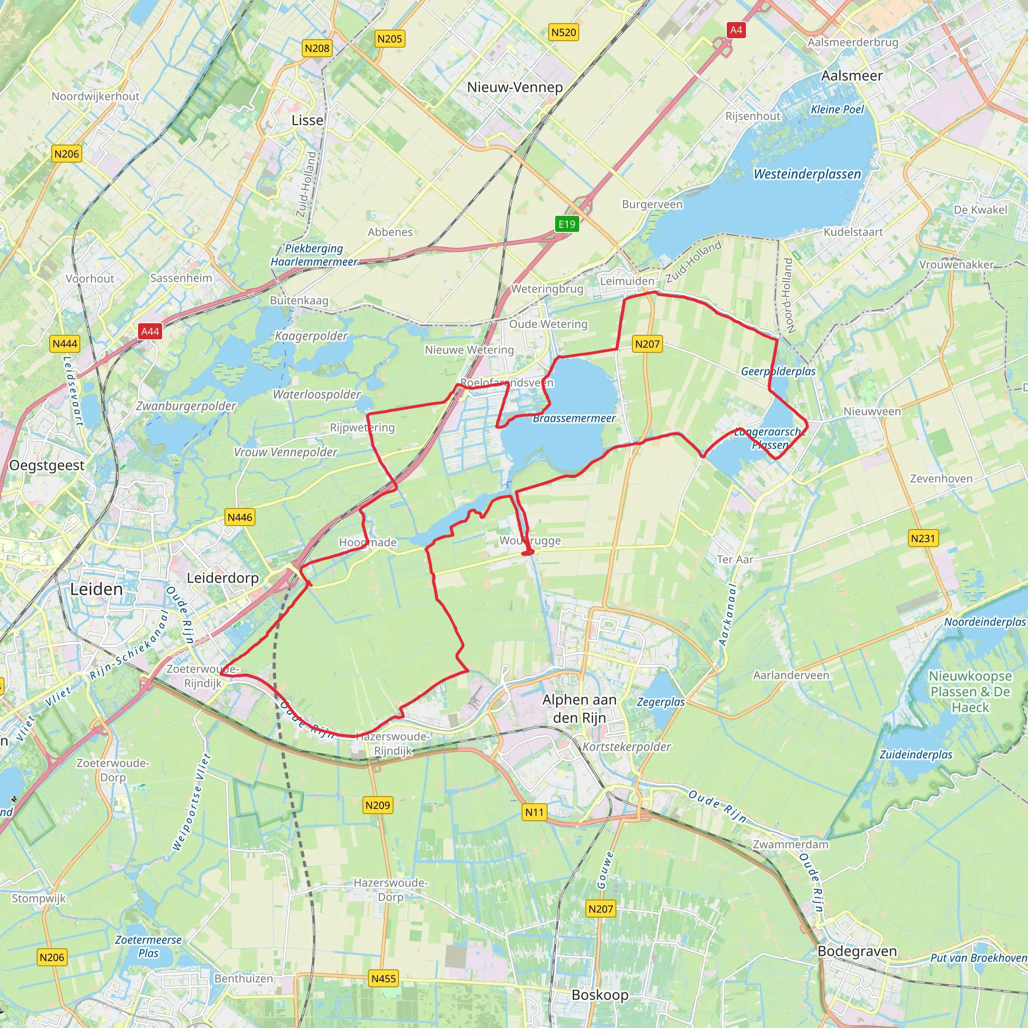Joop Zoetemelkpad, Noordkade, Galgekade and Generaal van Merleweg mobile static map