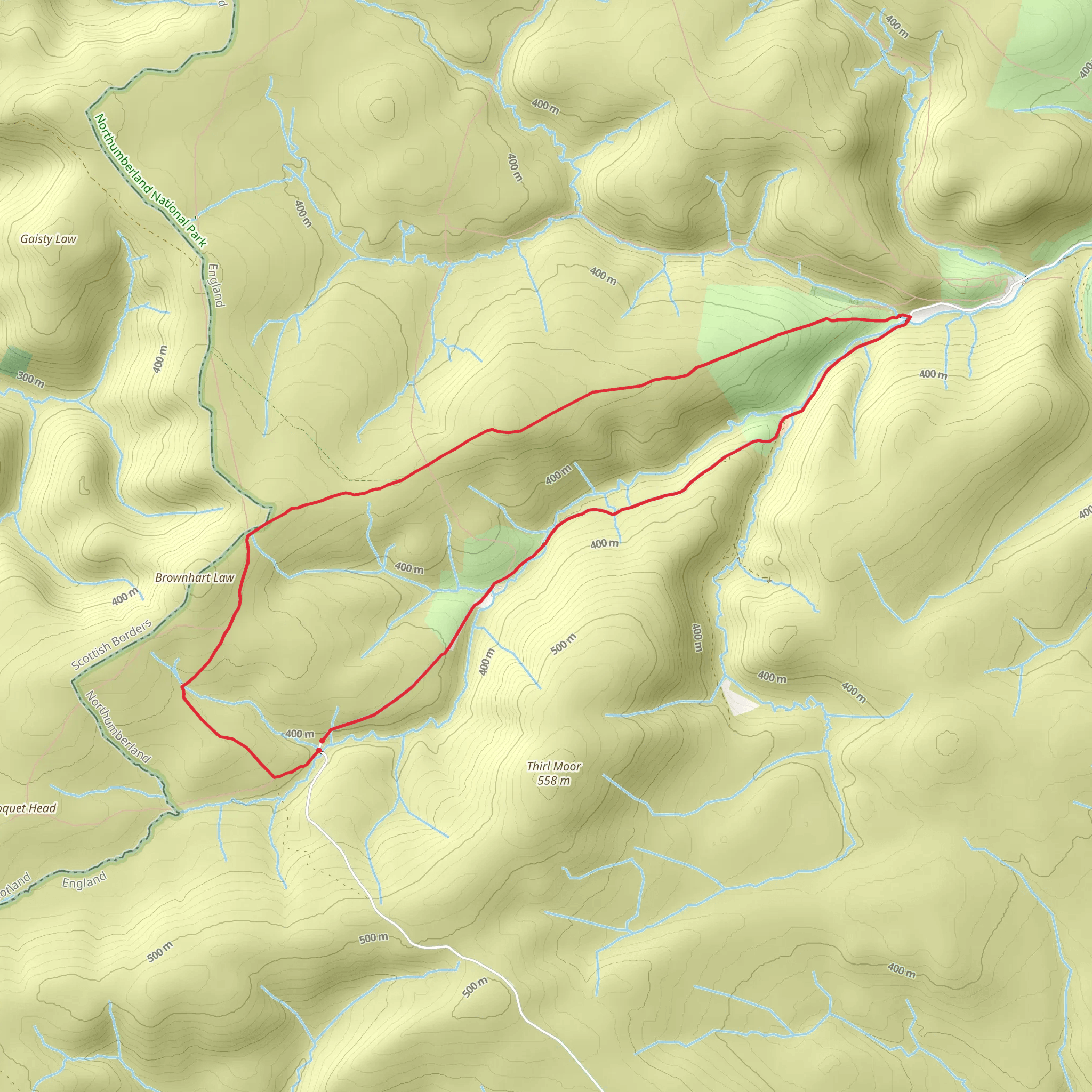 The Roman Camp at Chew Green mobile static map