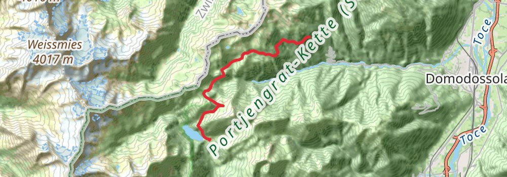 Grande Traversata delle Alpi stage 7 Map