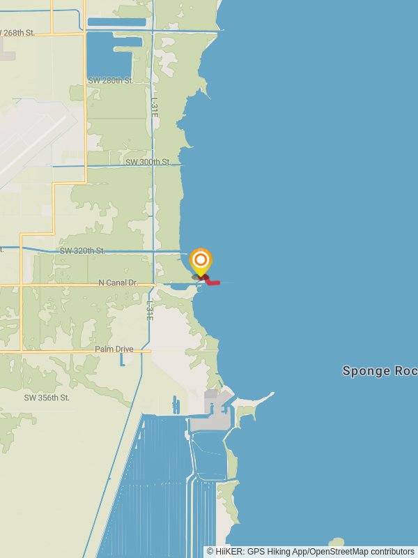 Southwest 328th Street mobile static map