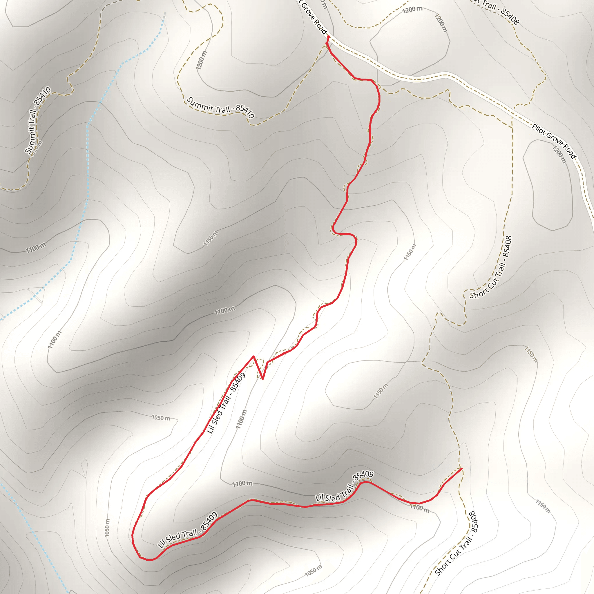 Lil Sled Trail mobile static map
