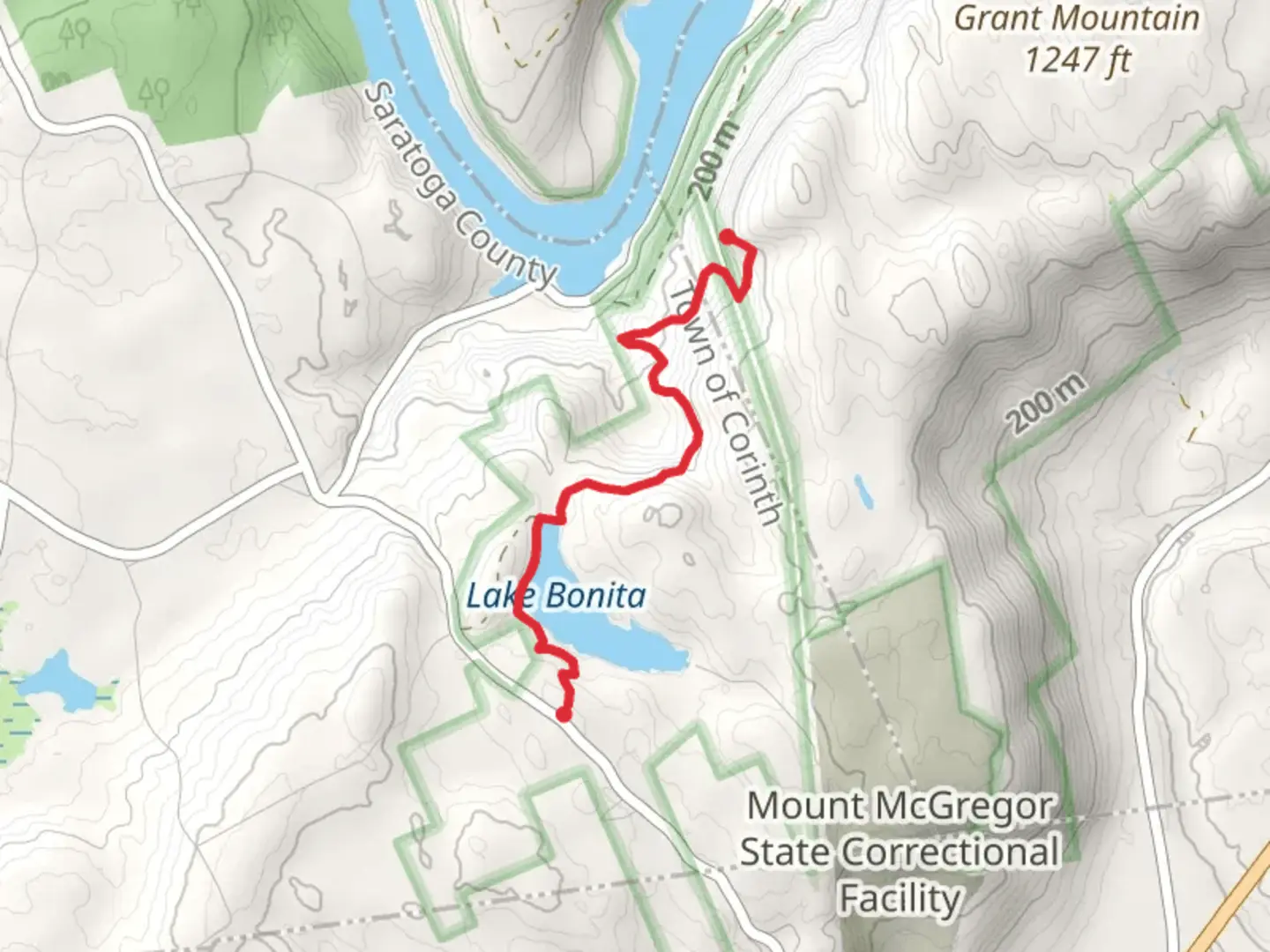 An image depicting the trail Western Ridge via Lake Bonita Trail and its surrounding area.