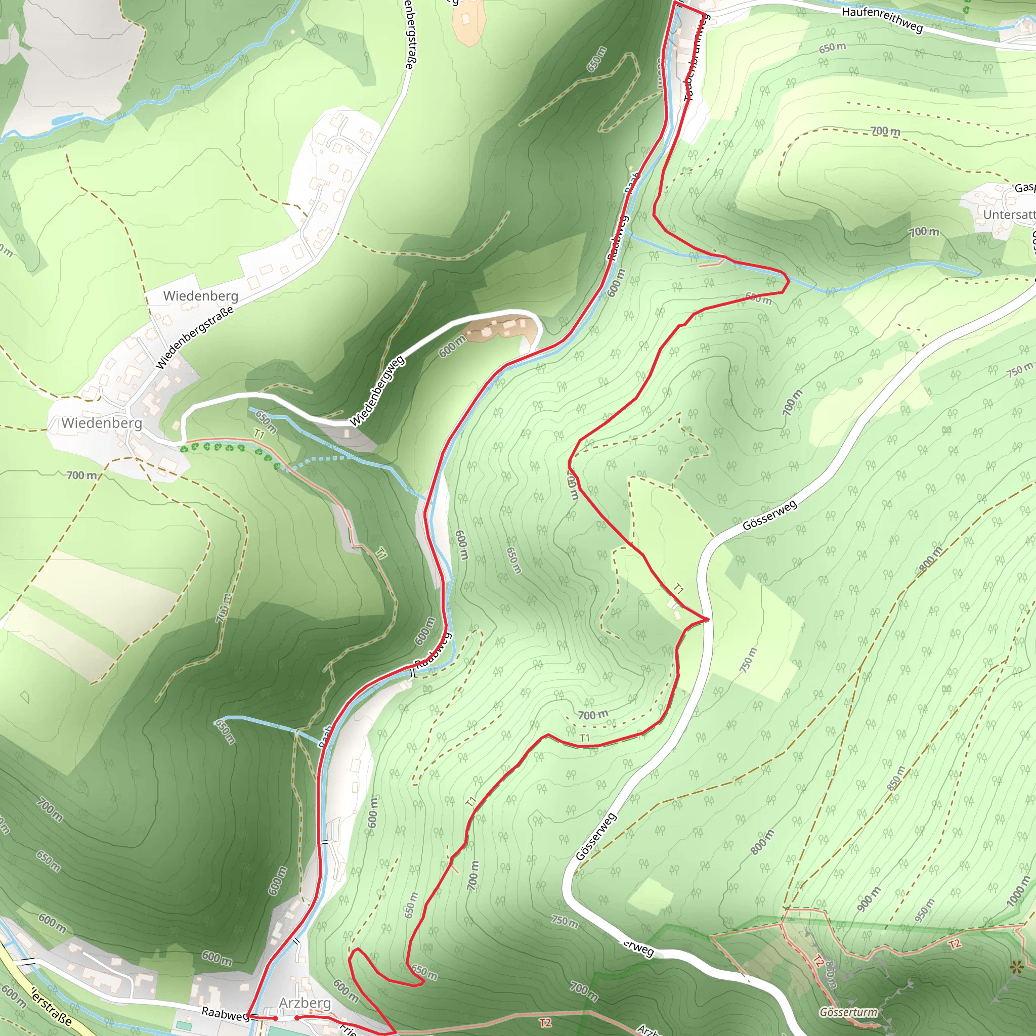 Montan Lehrpfad Arzberg mobile static map
