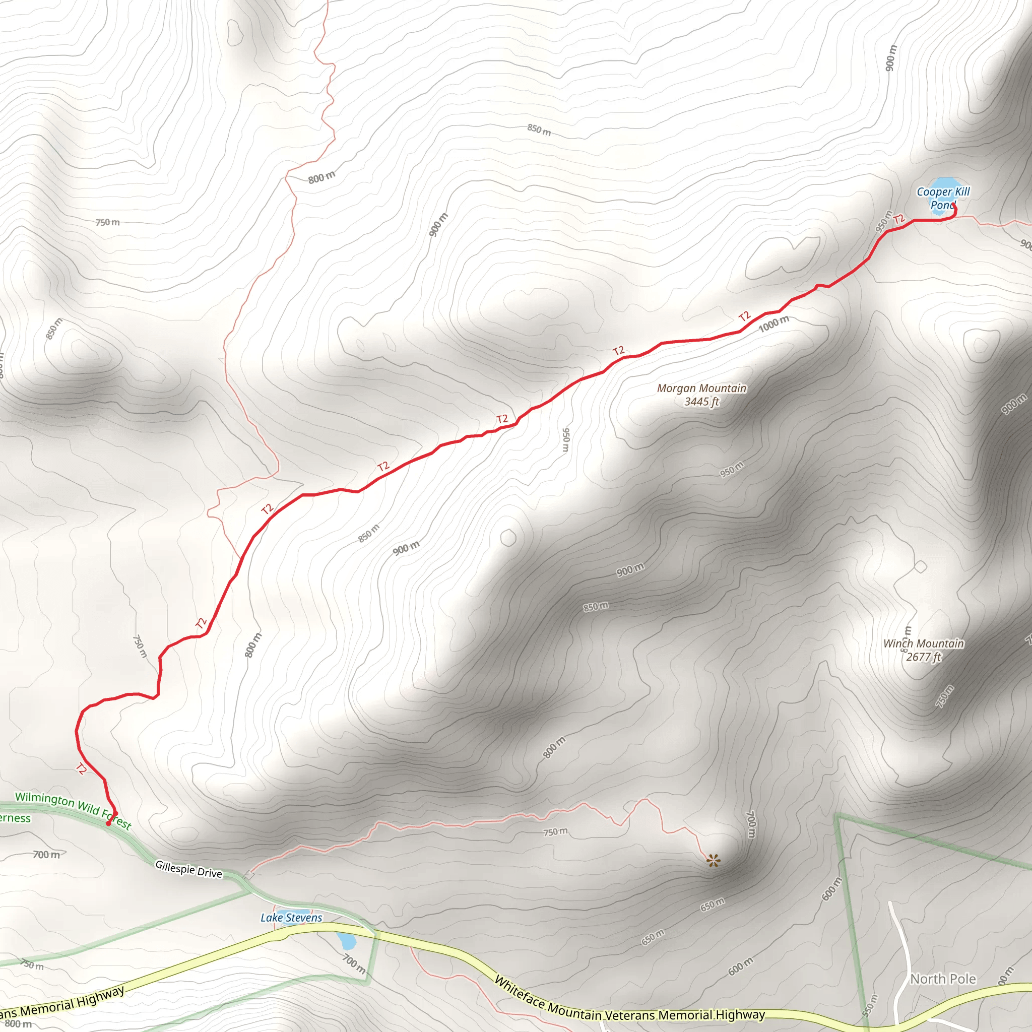 Cooper Kill Pond Trail mobile static map