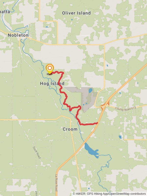 Croom Trail mobile static map