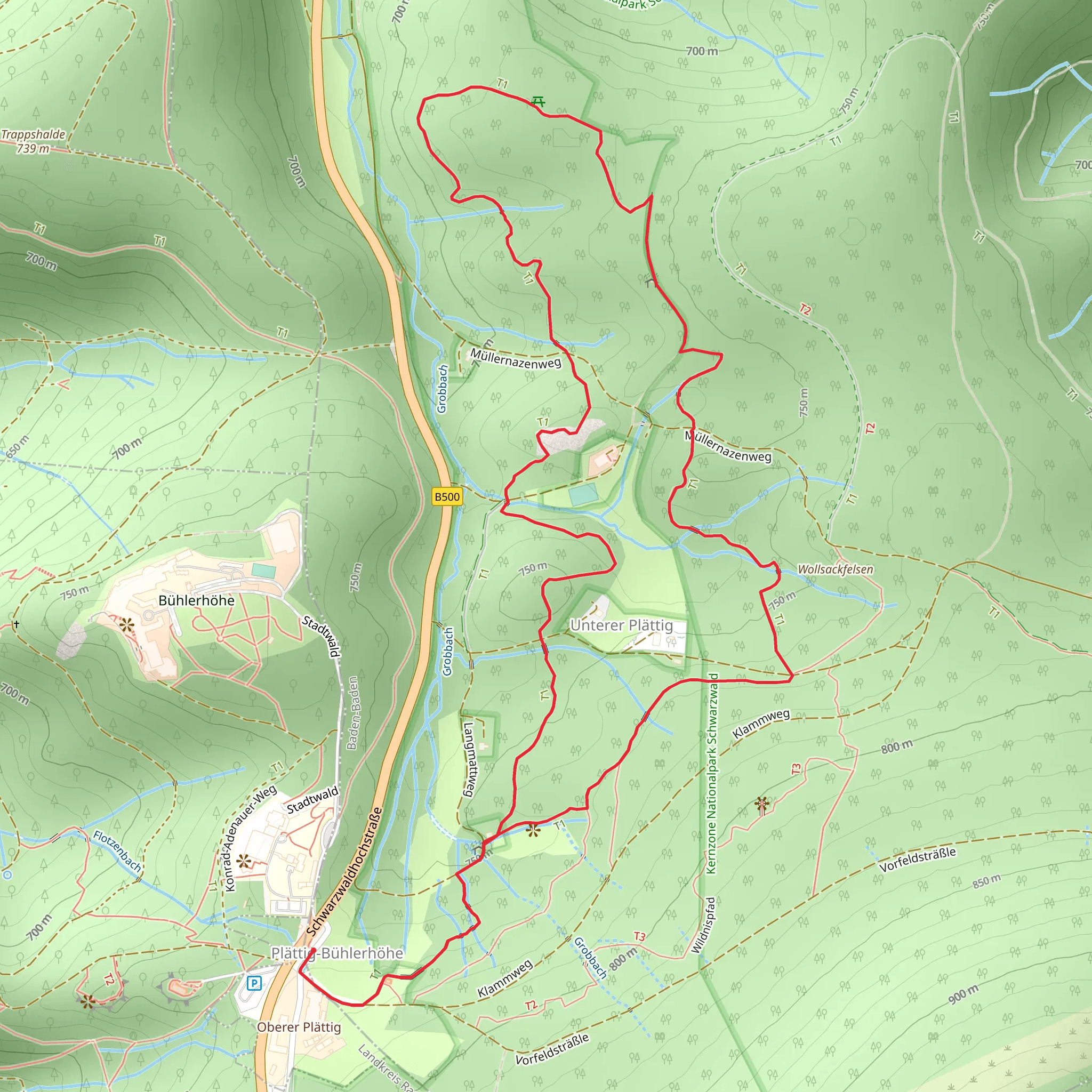 Luchspfad Loop mobile static map