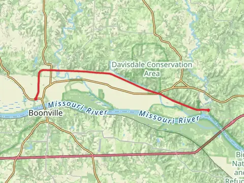 Moniteau Creek via Katy Trail