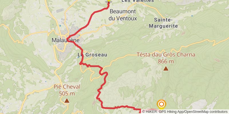 GR 91 stage 13 Map