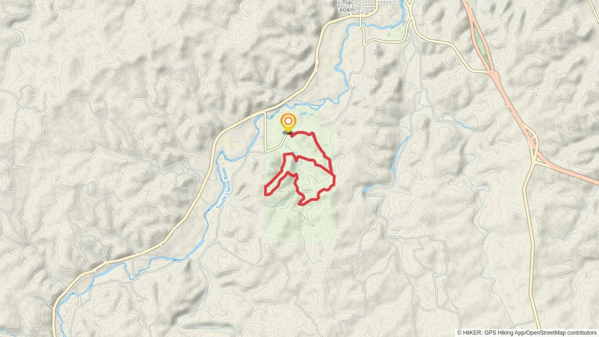 An image depicting the trail East Ridge and Mid Canyon Loop Trail and its surrounding area.