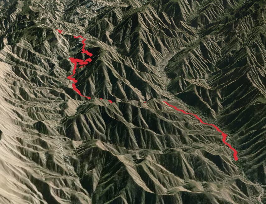 Lost Valley Trail via Manzana Trail