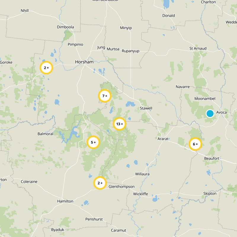 Northern Grampians Static Map