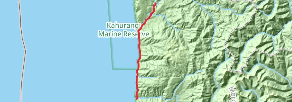 Heaphy Track stage 4 Map