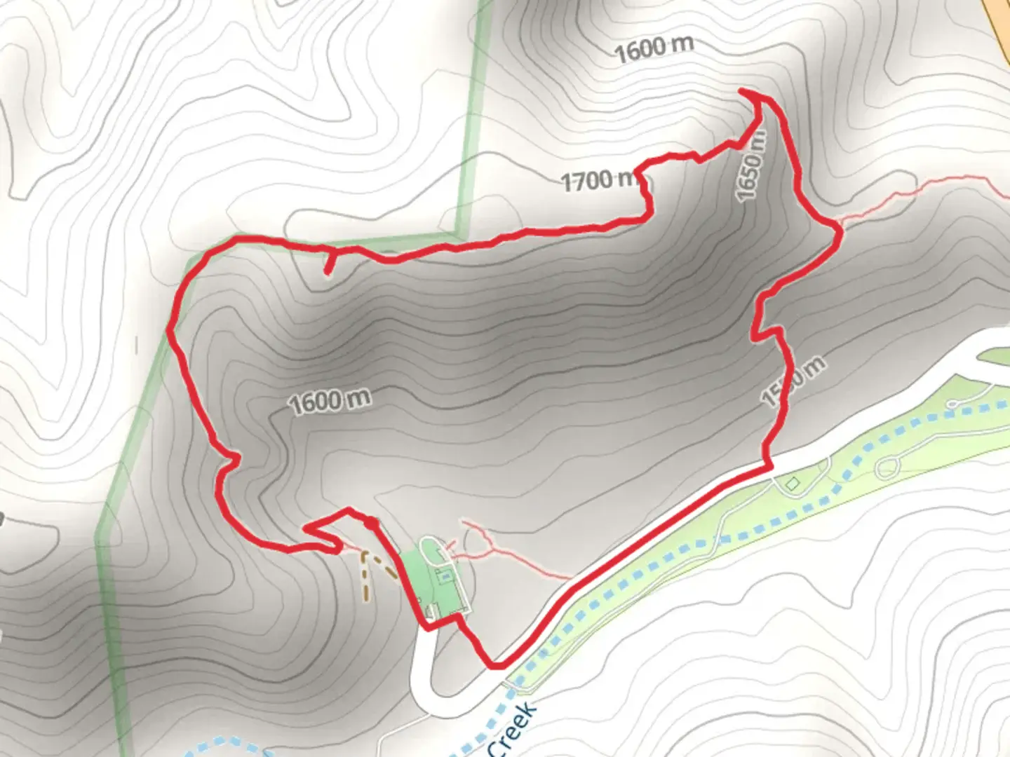 An image depicting the trail Indian Lodge Loop Trail and its surrounding area.