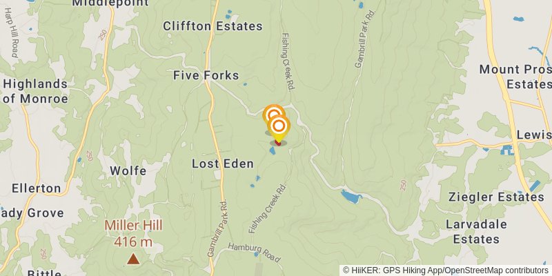 Catoctin National Recreation Trail alt 2 Map
